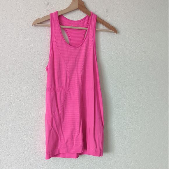 Zyia Active Tank Top Hot Pink Racerback Size Medium Swiftly Copper Charged - Picture 3 of 6